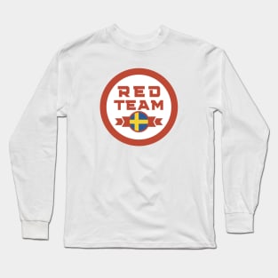 Cybersecurity Red Team Sweden Gamification Badge CTF Long Sleeve T-Shirt